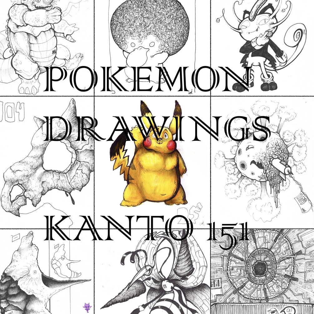 All 151 Kanto Pokémon Are Together, Each Drawn by a Different