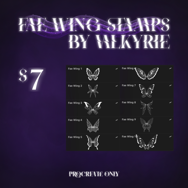 Fae Wing Brushes by V★LKILLREE