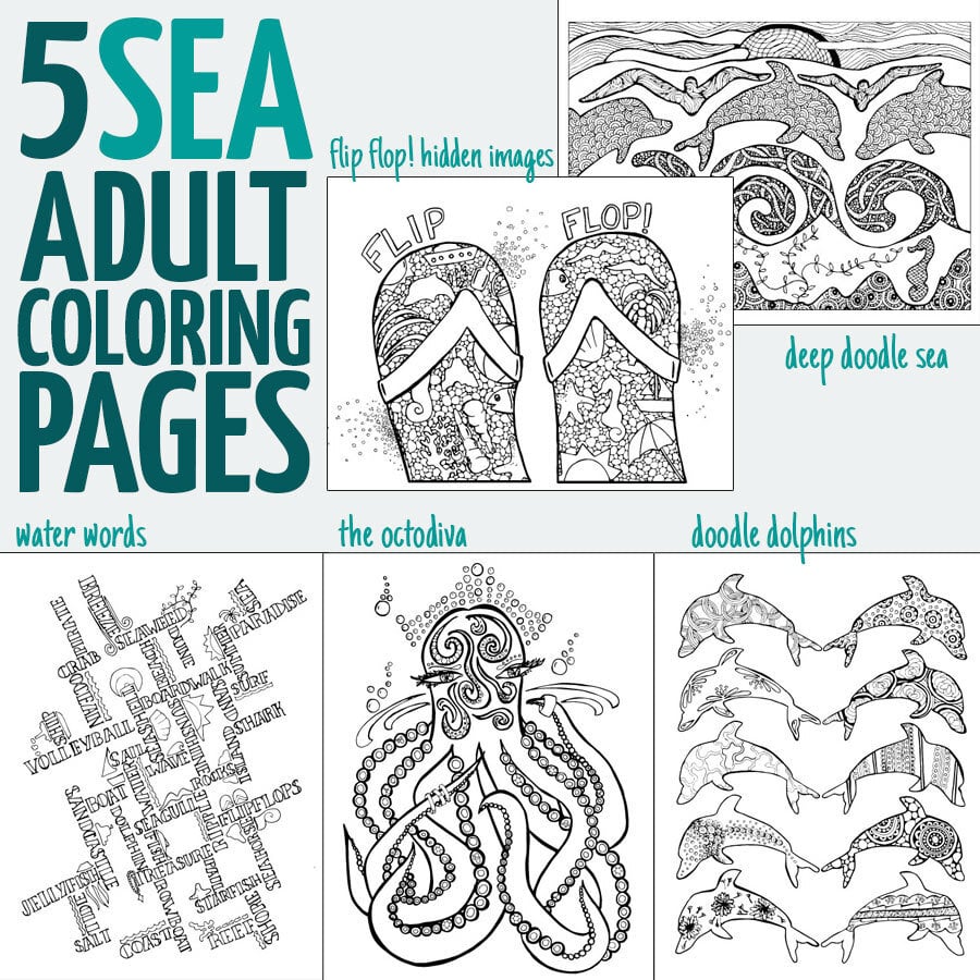 Free Printable Coloring Page for Adults: Doodle boat!