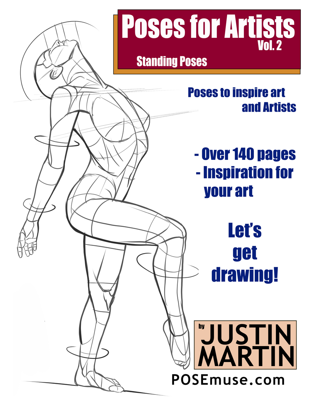 New Book: Poses for Artists Vol 6. Now Available in All Formats - Justin R  Martin