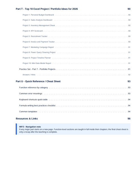 Excel Complete Course 2026 — Beginner to Advanced Career Skills Handbook preview image 15