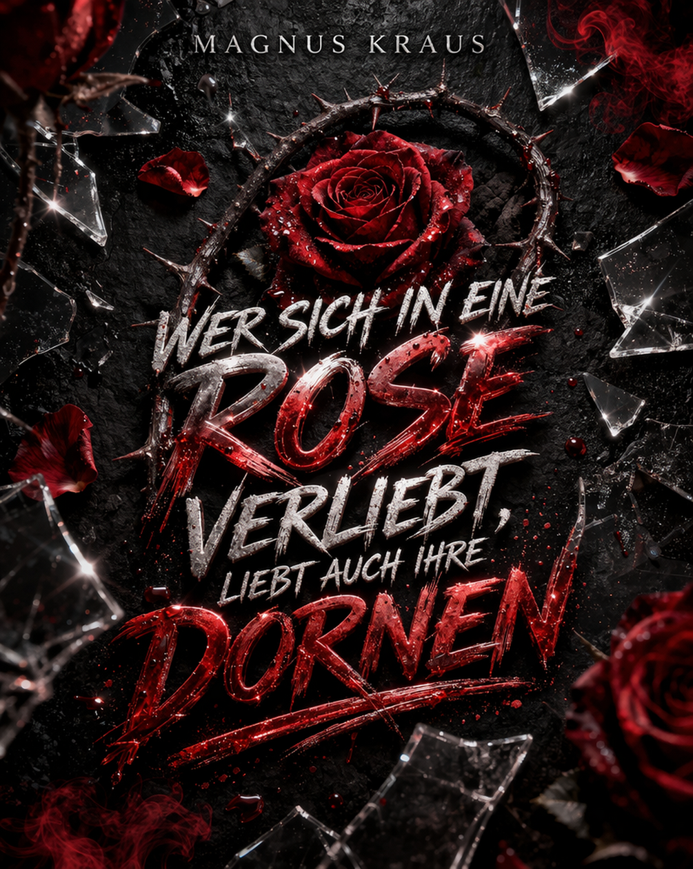 Wer sich in eine Rose verliebt, liebt auch ihre Dornen — Buchcover