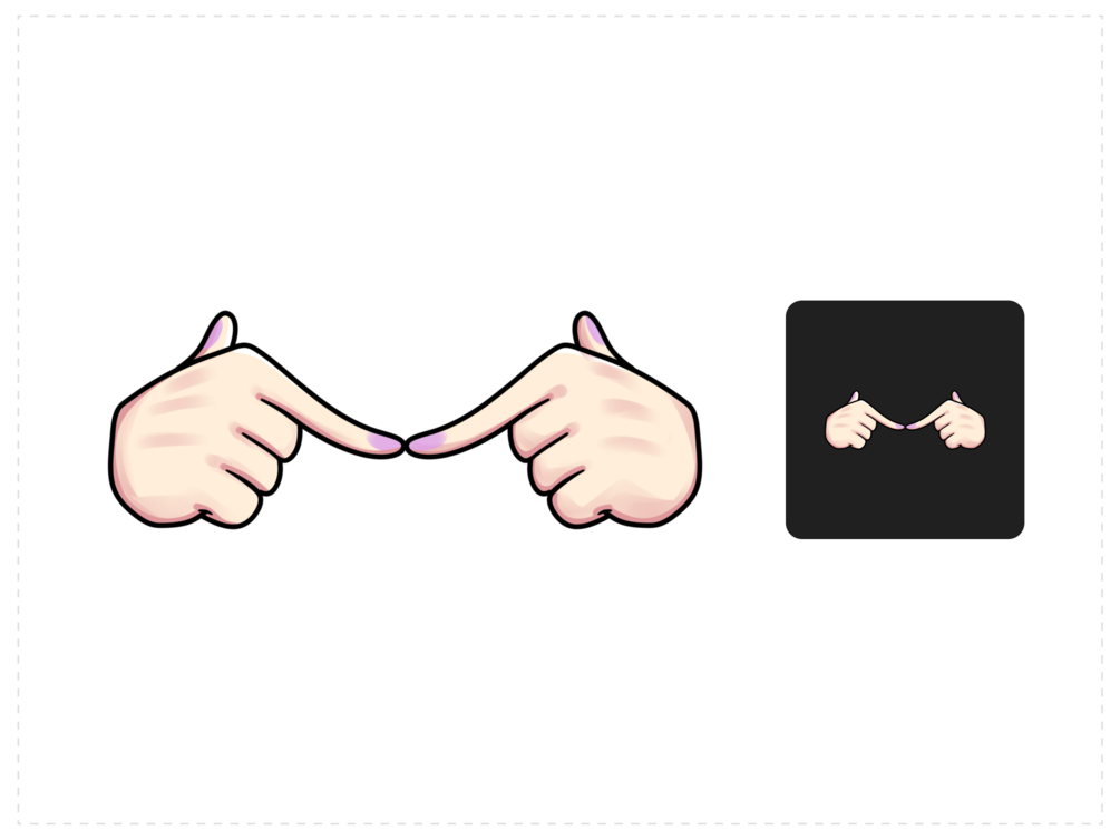 Twitch Emotes / Love Hand Sign / I Love You / (Download Now) 