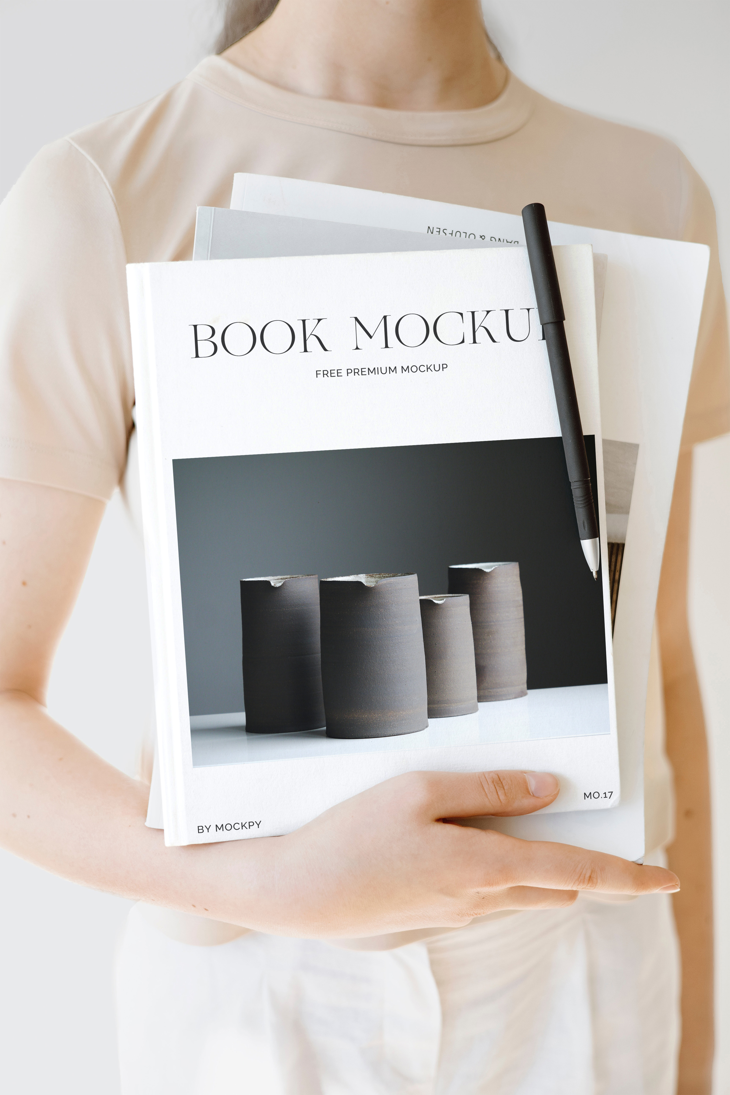Free Book Cover Mockup Mo.17
