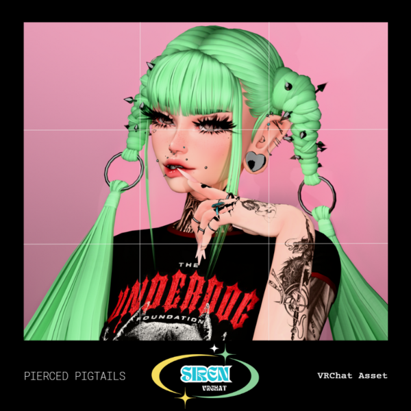 Pierced Pigtails (Commercial Use)