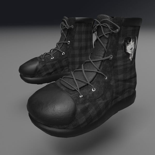 Tea's Mans High Tops