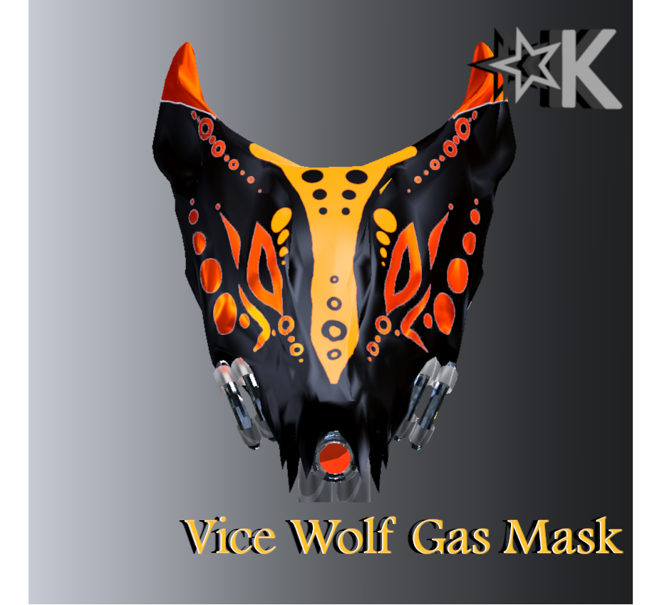 Vice Wolf Gas Mask and Mask Only, PRIVATE AND COMMERCIAL 