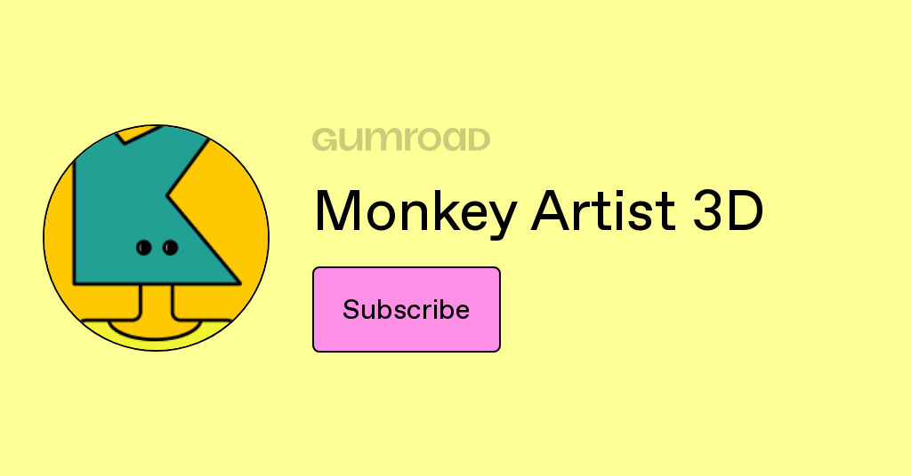 Monkey Artist 3d