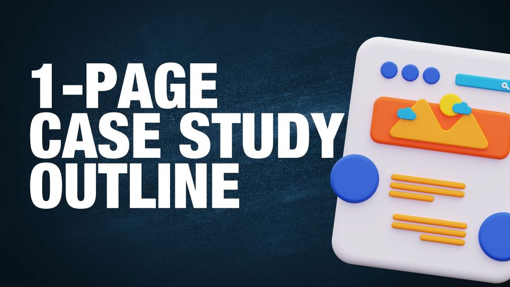 1-Pager Case Study Outline Template