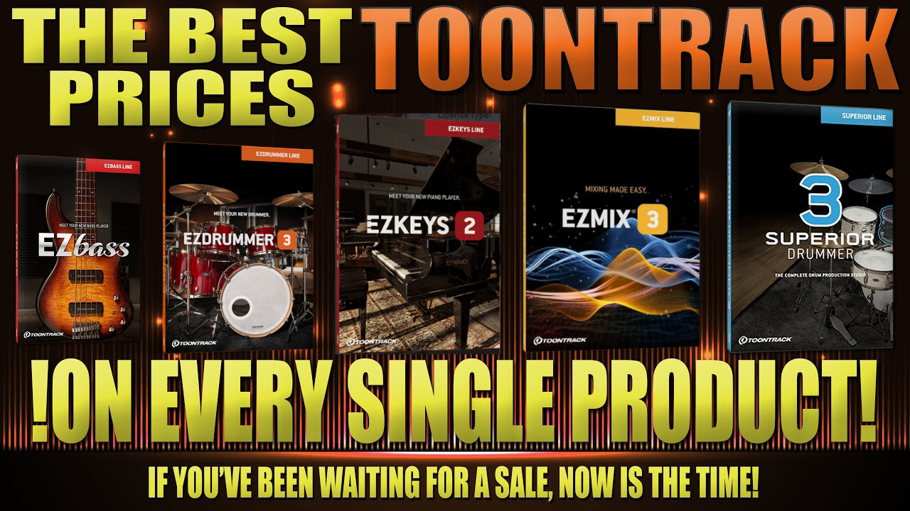 Ultimate Toontrack Producer Bundle – Superior Drummer 3 +