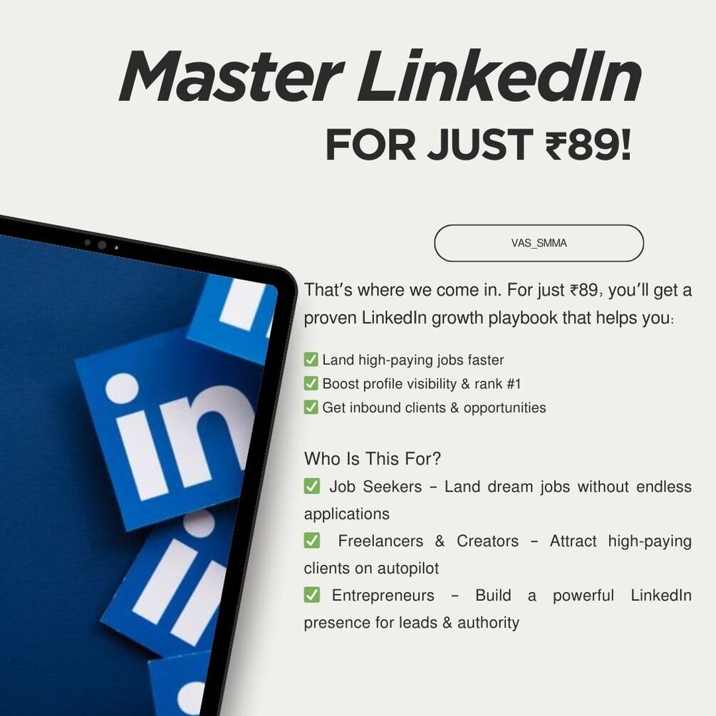 Master Linkedin For Just 89