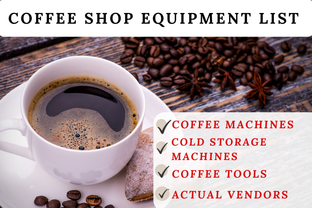 Complete Coffee Shop Equipment List