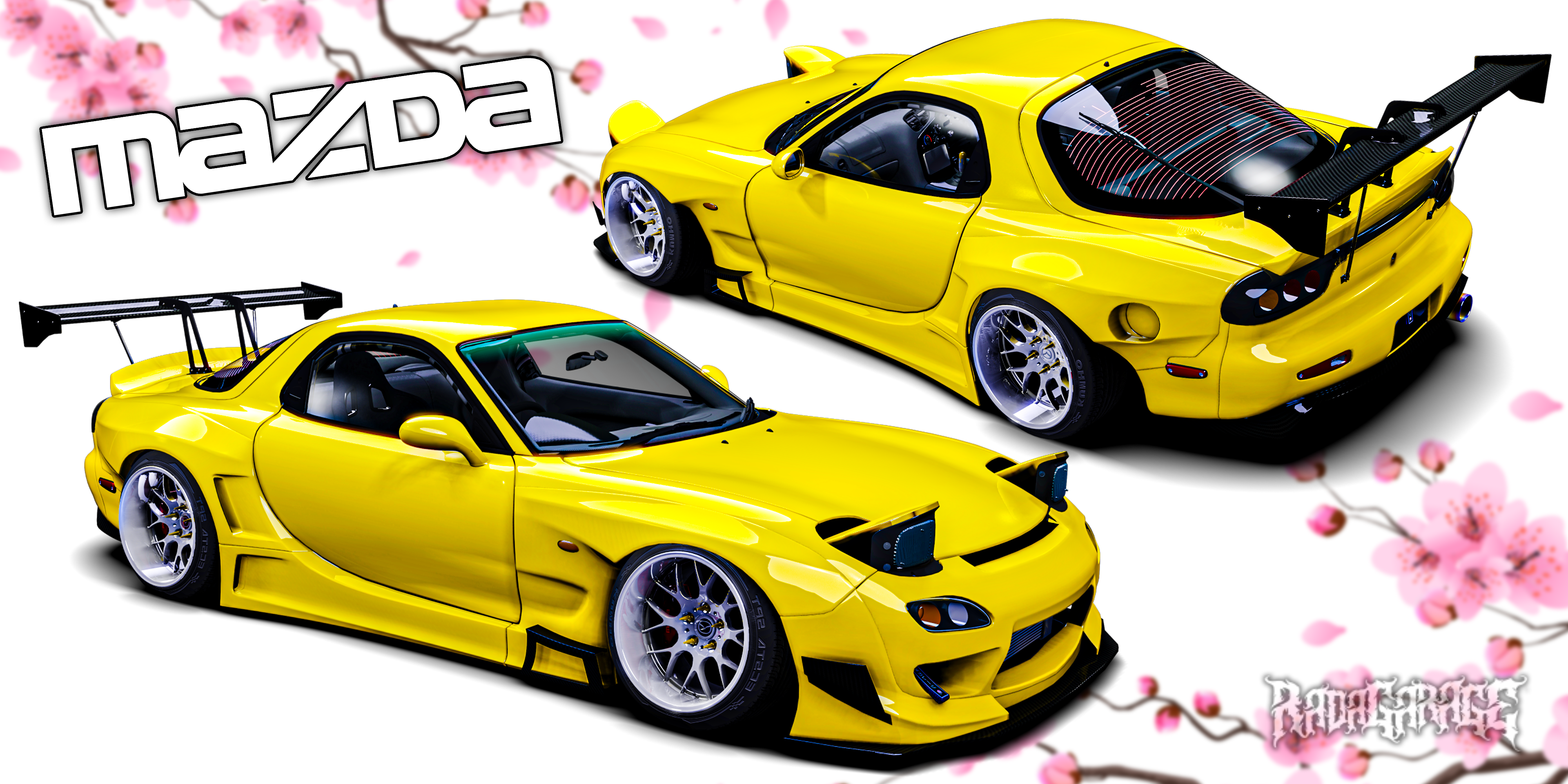 ADDICTION MAZDA RX-3ワゴン ROCKETBUNNY Addiction RC Mazda RX-3 Wagon Pandem - Your Home for RC Drifting