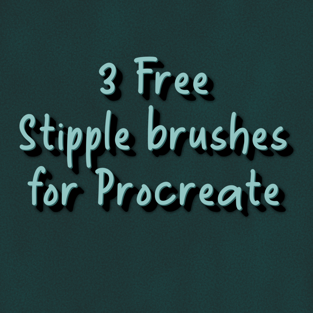 free stipple brush procreate