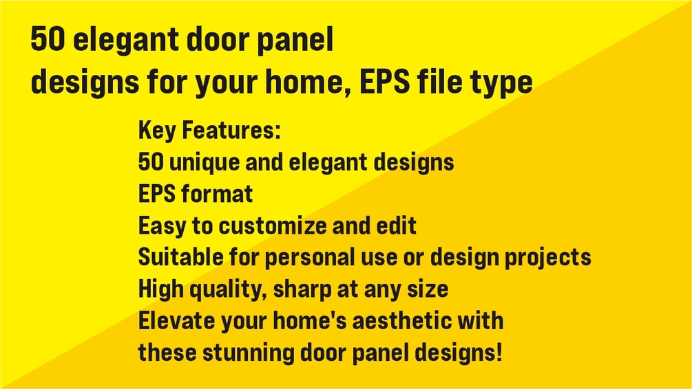 50 elegant door panel designs for your home eps file type