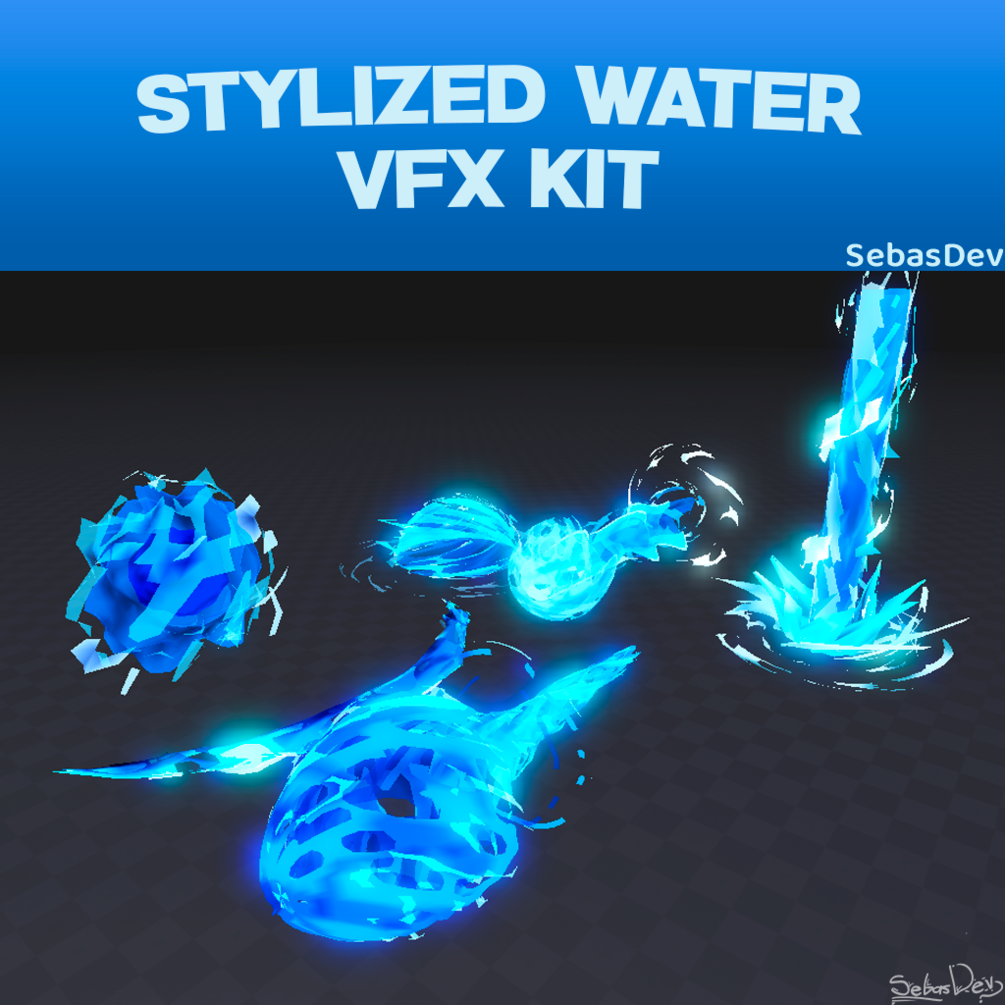 STYLIZED WATER VFX PACK (Roblox)