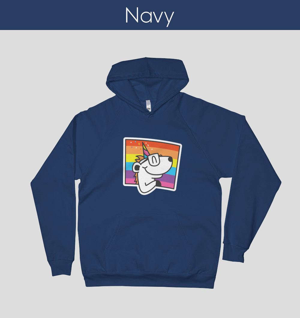 Hoodie Coding Train Unicorn Conductor
