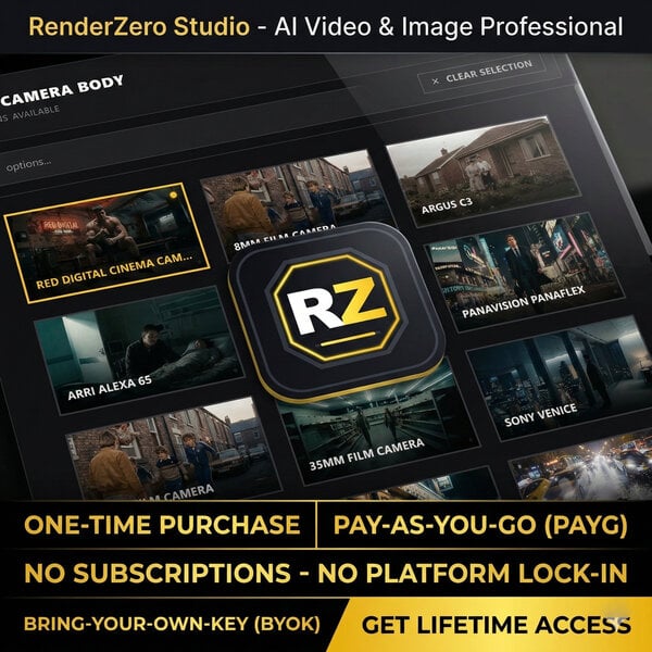 RenderZero AI Studio - AI Image and Video Generation