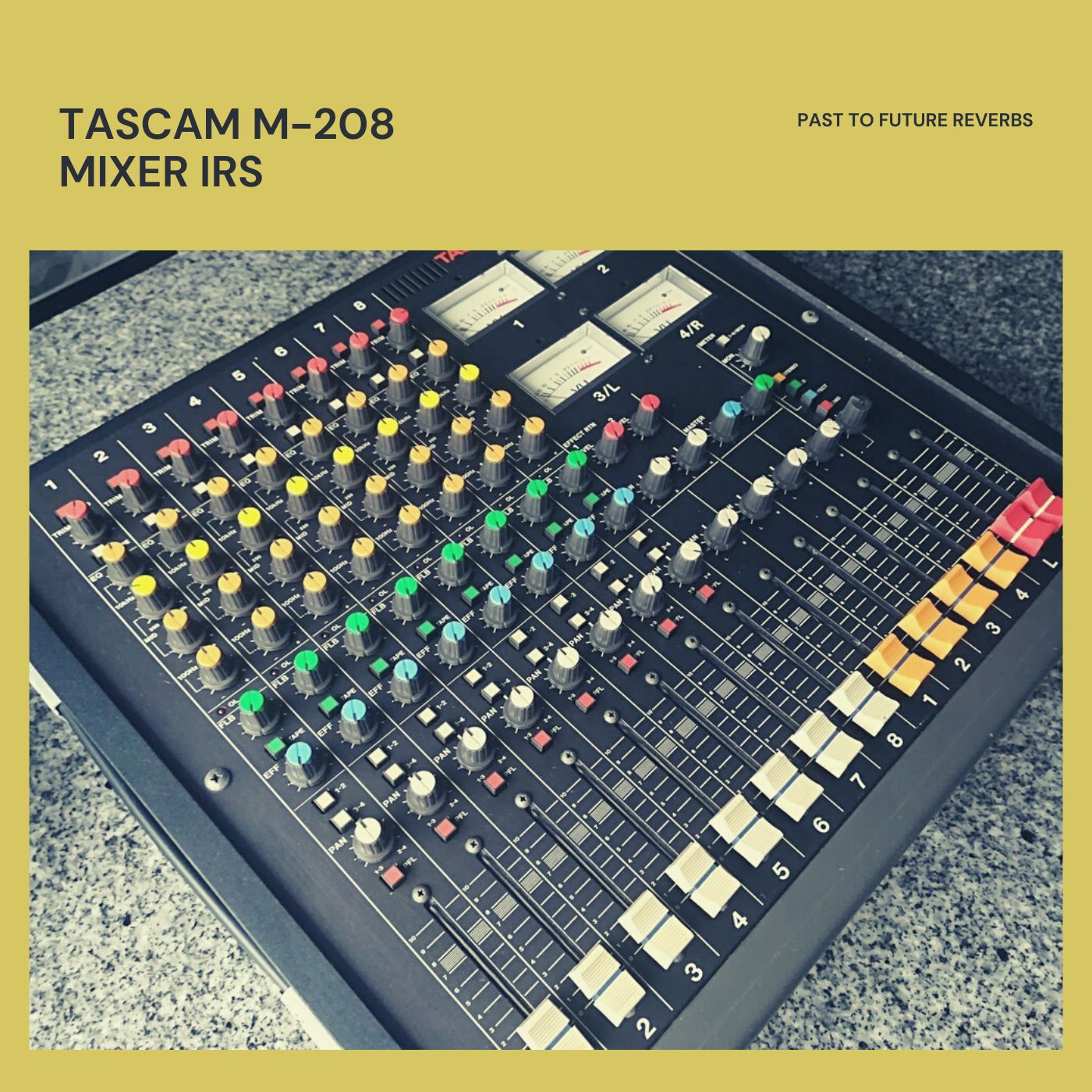 TASCAM M-208 8 CHANNEL ANALOG CONSOLE IRS!