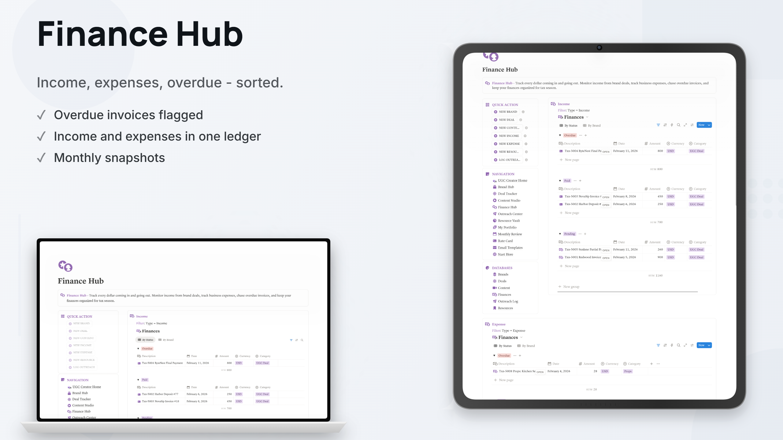 UGC Creator OS - Briefs, Brands & Invoicing - view 5