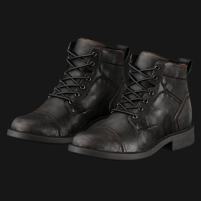 Leather Boots Pack 1 - Game-Ready PBR Footwear for VRChat & Unity | WOLVES STUDIO
