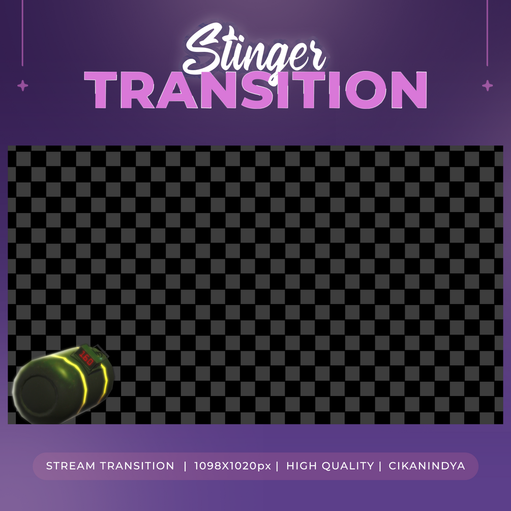 Animated Stinger Transition Countdown Charge | High-Impact Bomb Timer ...