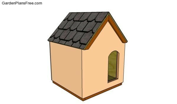 Insulated dog kennel outlet plans