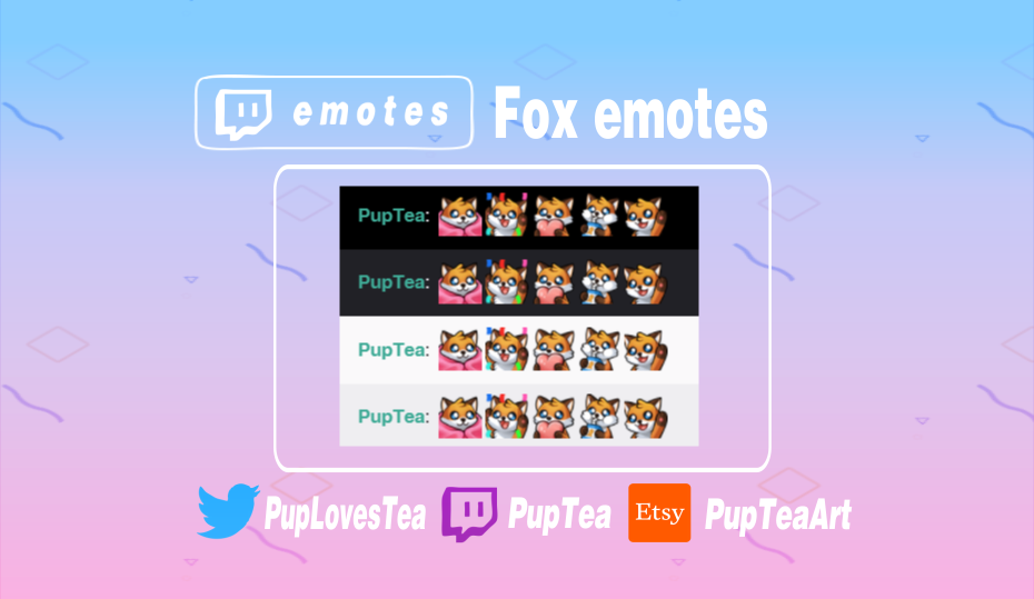 Red Text Twitch Emotes, Discord Emotes