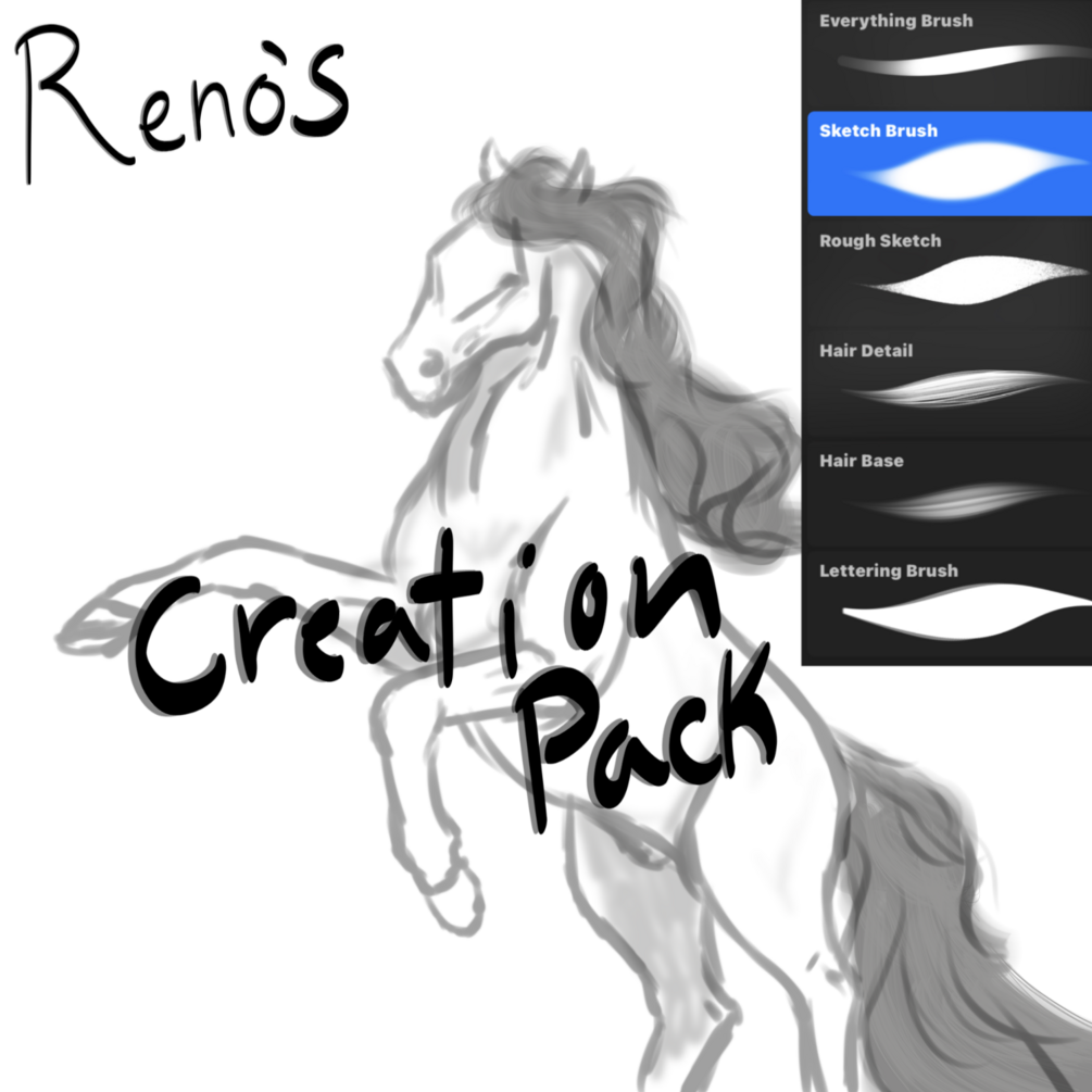 Reno’s creation brush pack