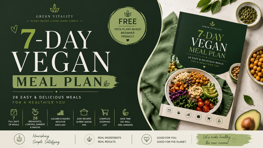 Free 7-Day Vegan Meal Plan cover