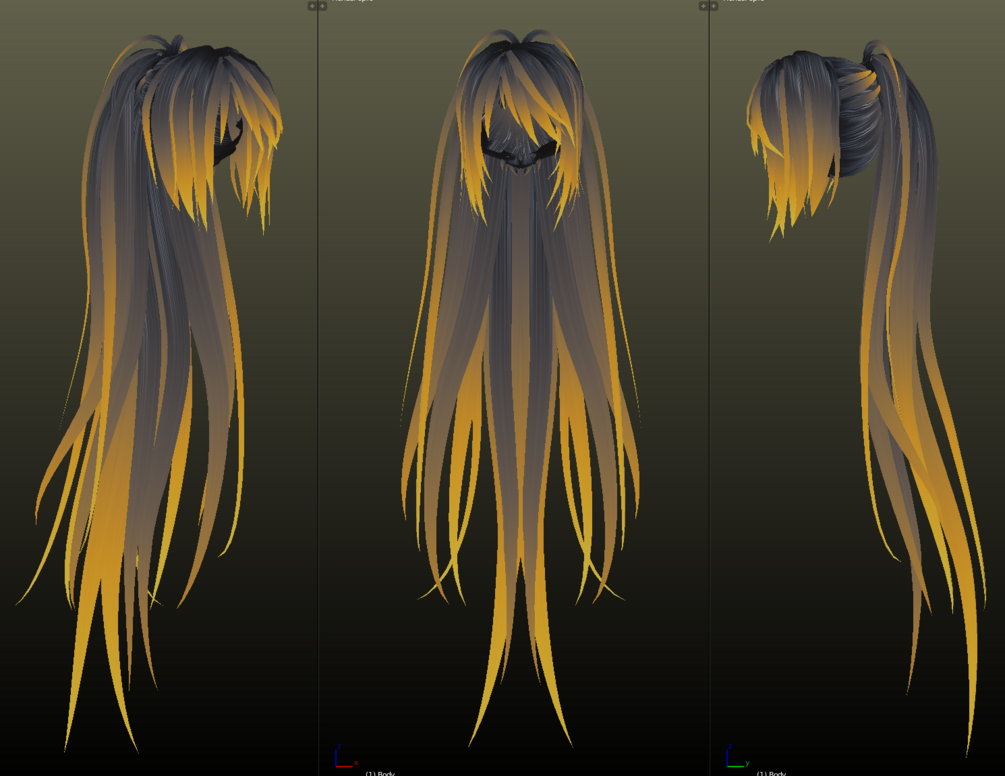 fas on X: ˎˊ˗ ꒰💌꒱ UGC Hair Practice. Some more late night WIP hair!! <3