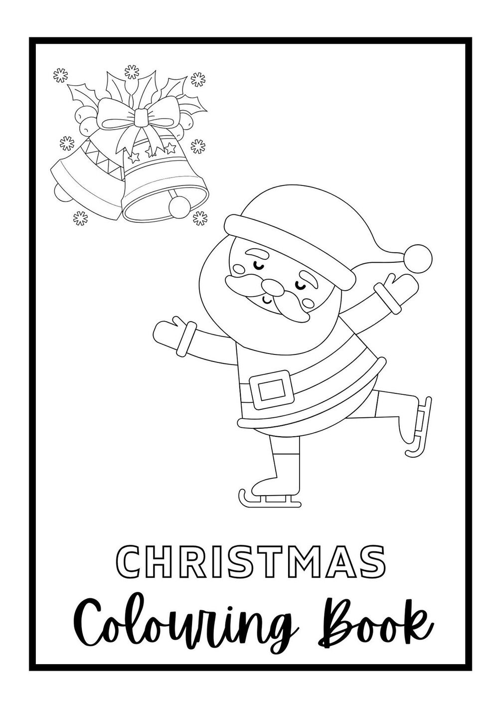 Christmas Colouring Book Page