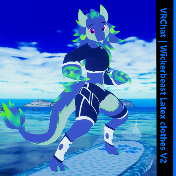 VRChat | Wickerbeast Latex clothes V2