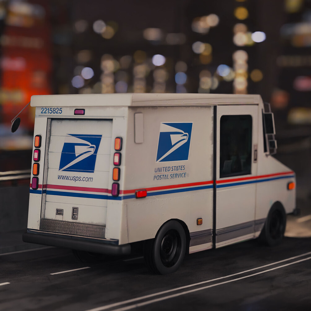 3D USPS Van