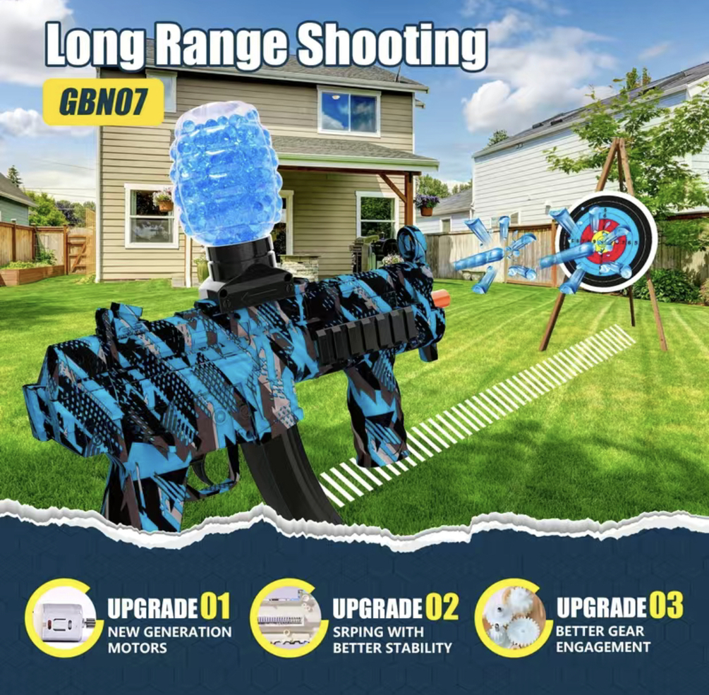 Glow In The Dark Gel Blaster Gun!