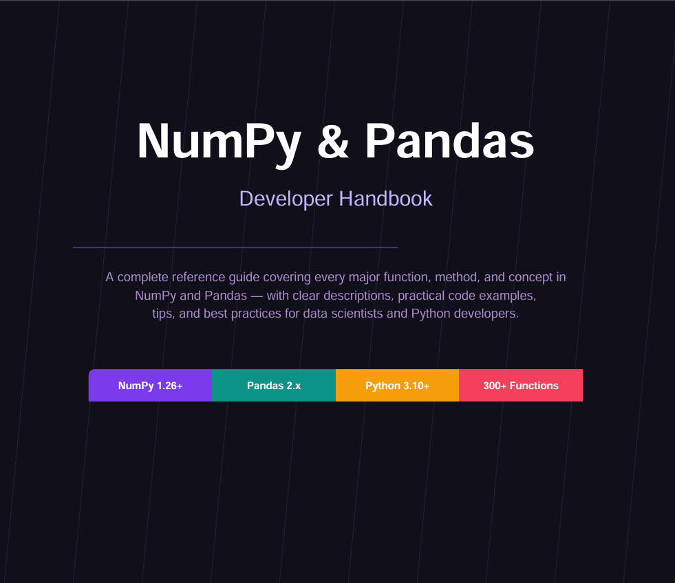 Numpy & Pandas Complete Guide for Beginners preview image 1