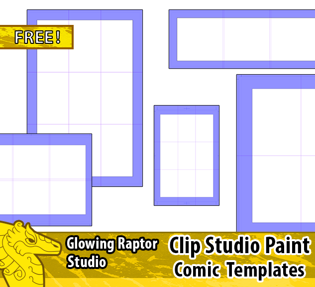 6 Frame Comic Strip Template - CLIP STUDIO ASSETS