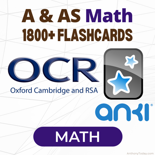 OCR Math Exam Prep Flashcards