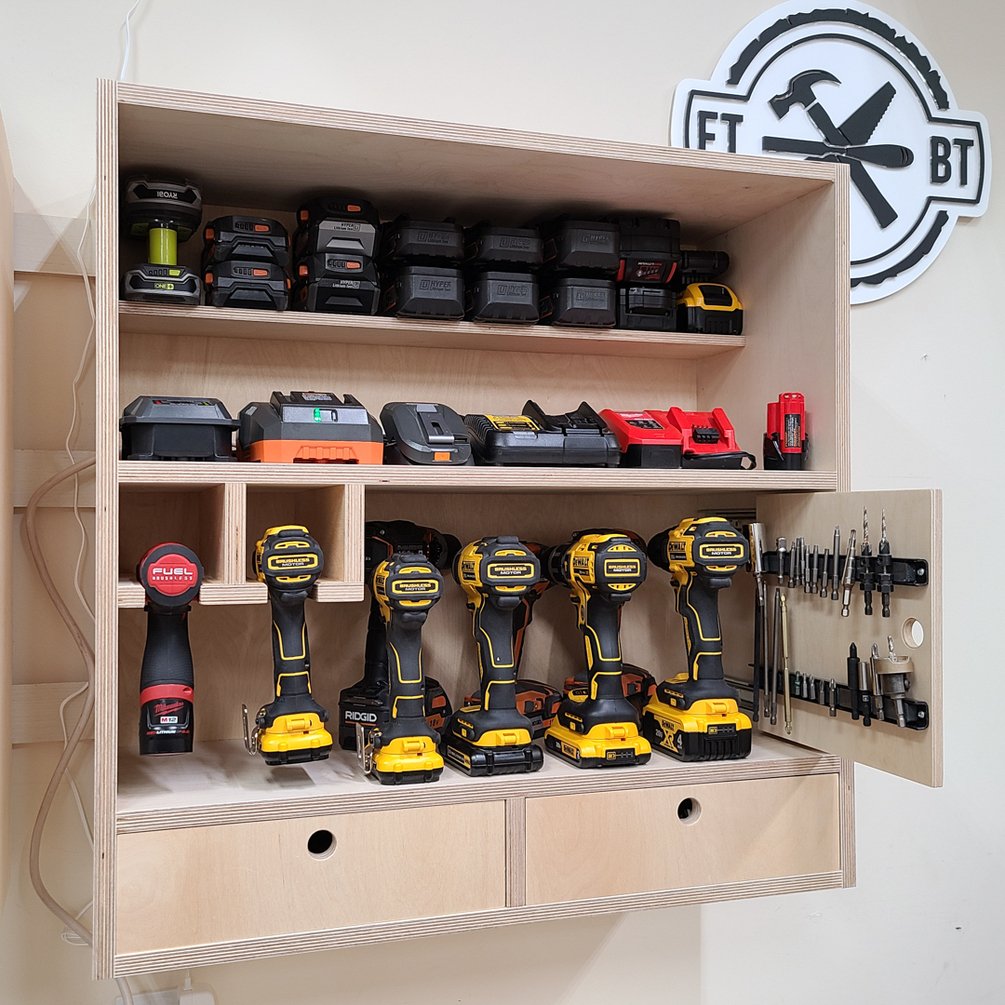 Ultimate Drill Charging Station Plans