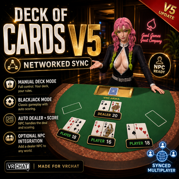 VRChat Deck of Cards preview