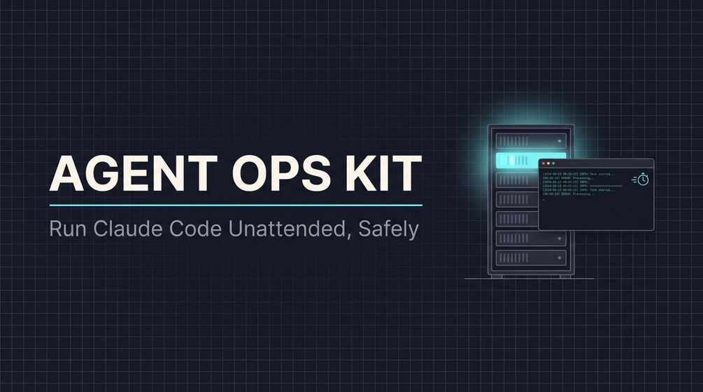 Agent Ops Kit — Run Claude Code Unattended, Safely