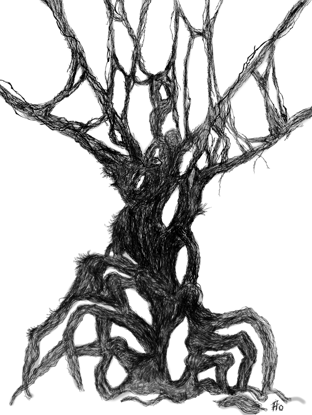 free seamless spider rope brush for clip studio paint/fil d'araignée, brosse vectorielle pour