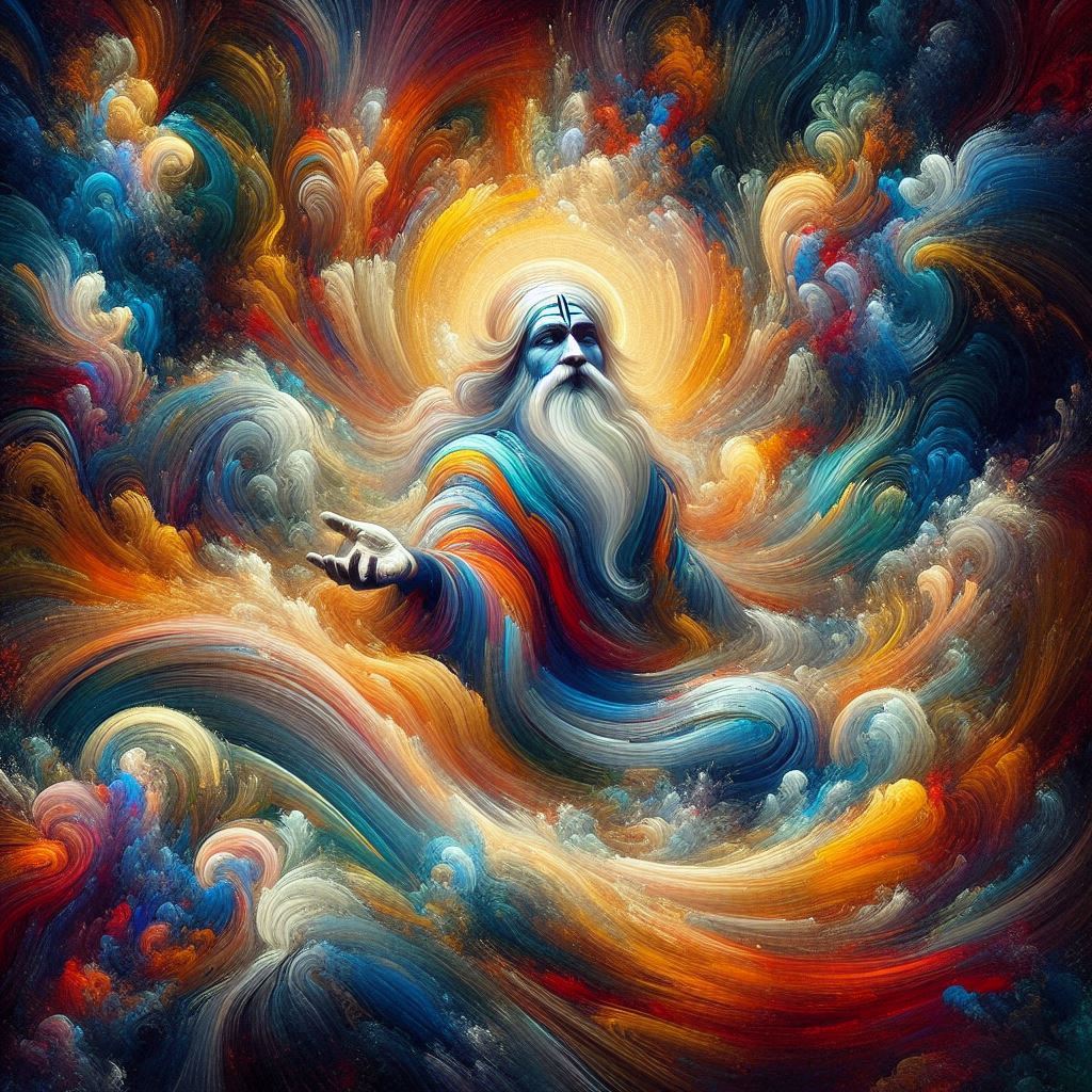 🎨 Dive into the Divine: Abstract Expression Images of Gods #AbstractArt ...