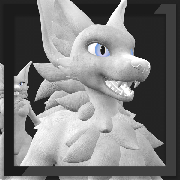 Furbrushed Vulper Normal, Height & Roughness Maps