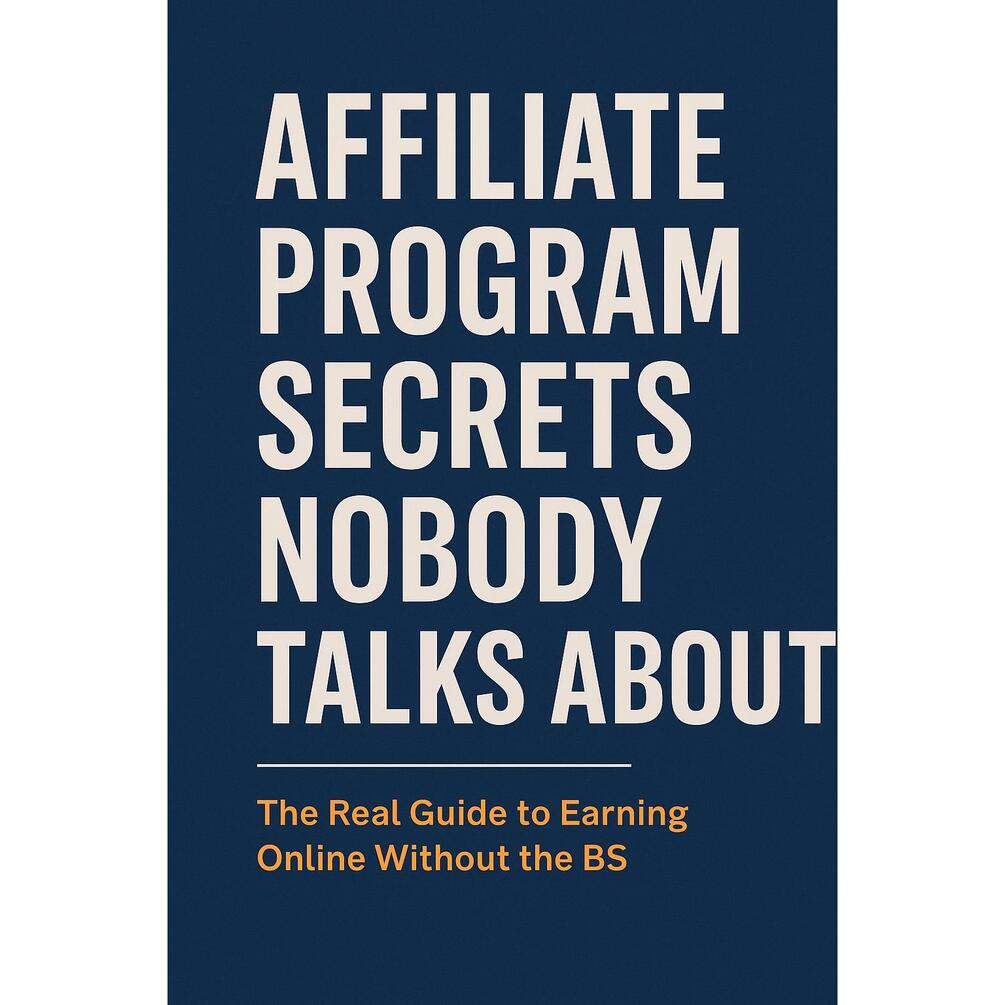 Affiliate secrets Nobody talks about