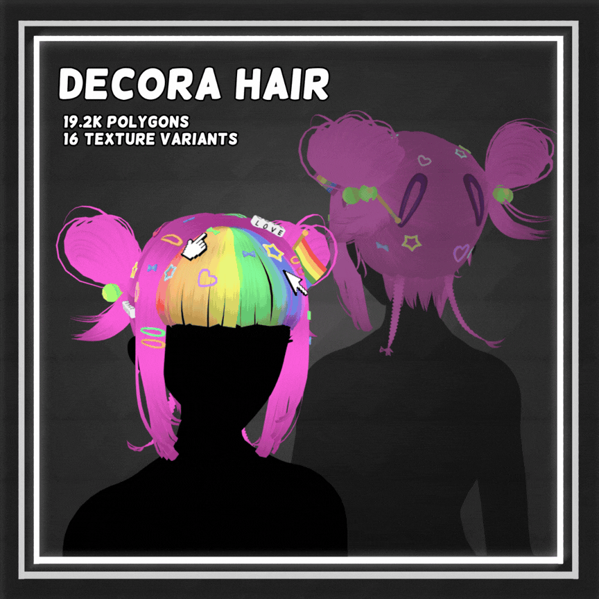 Decora Hair - Free - Pride 2026