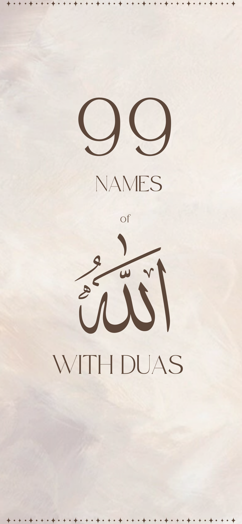99 Names of Allah with Duas