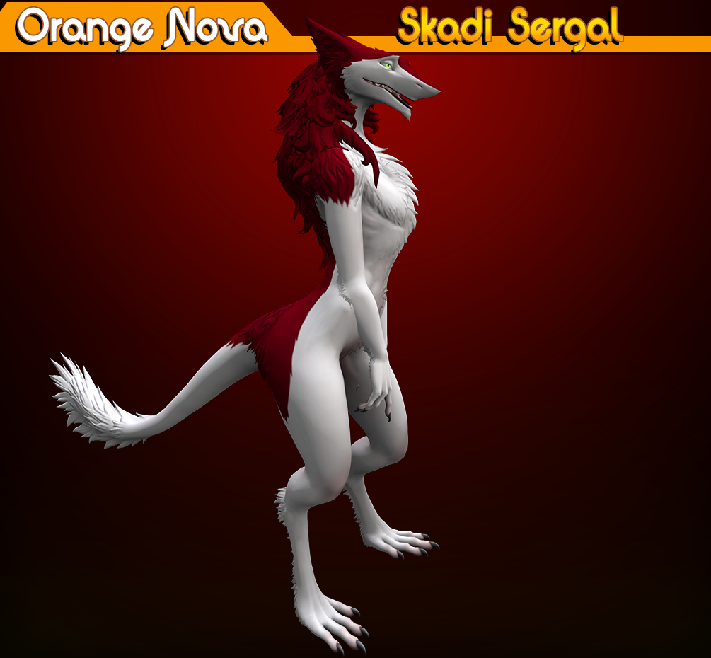 Skadi Sergal for VRChat by Orange Nova Avatars | by Krample