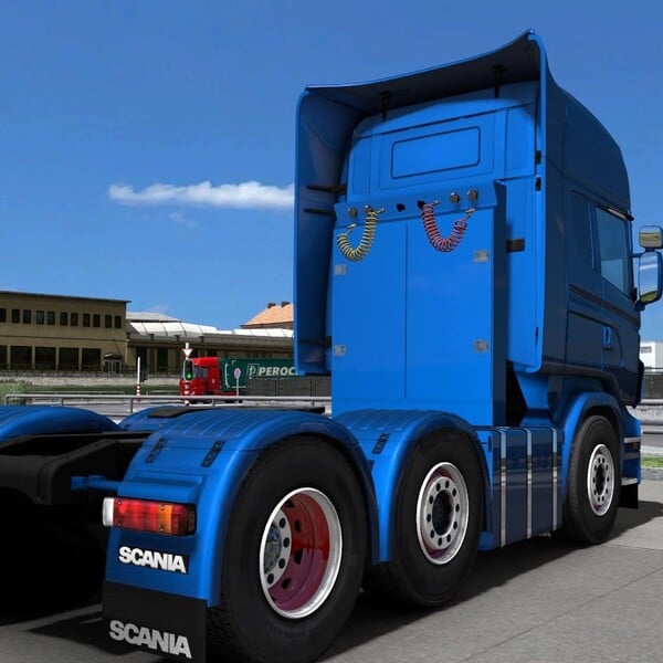 Placard derrière de cabine , pour scania rjl, R & T by 3D model art ets2