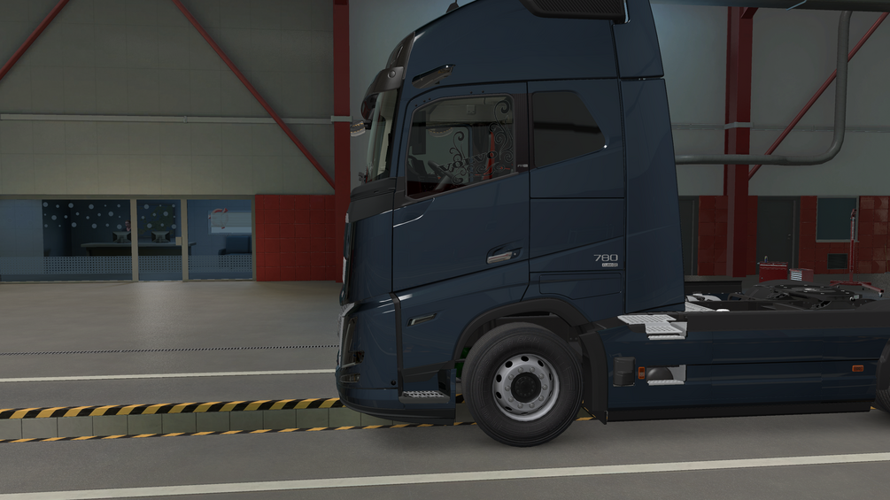 ets2 volvo aero window stickers by darren peacock